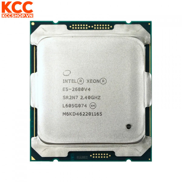 CPU Intel Xeon E5 2680V4 (2.4GHz Turbo Up To 3.3GHz, 14 nhân 28 luồng, 35MB Cache, LGA 2011-3)