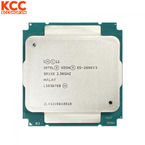 CPU Intel Xeon E5 2696V3 (2.3GHz Turbo Up To 3.6GHz, 18 nhân 36 luồng, 45MB Cache, LGA 2011-3)