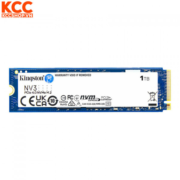 Ổ cứng SSD Kingston NV3 1TB M.2 PCIe Gen4 x4 NVMe SNV3S/1000G