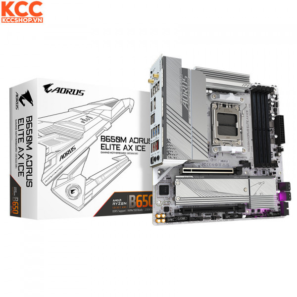 Mainboard Gigabyte B650M AORUS ELITE AX ICE DDR5