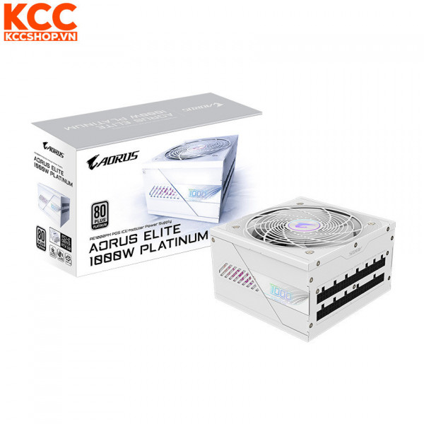 Nguồn máy tính Gigabyte AORUS ELITE P1000W 80+ Platinum Modular PCIe 5.0 ICE