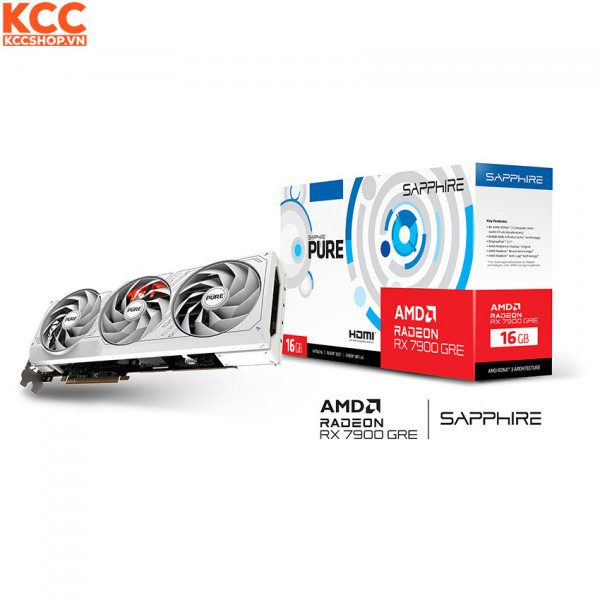 VGA SAPPHIRE PURE AMD Radeon RX 7900 GRE GAMING OC 16GB