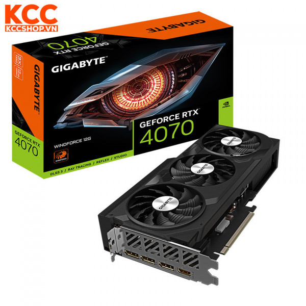 VGA Gigabyte GeForce RTX 4070 WINDFORCE 12G