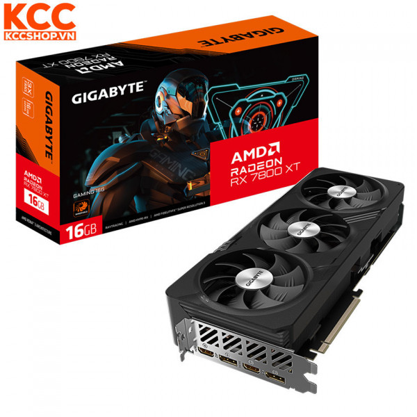 VGA Gigabyte AMD Radeon RX 7800 XT GAMING 16G (GV-R78XTGAMING-16GD)