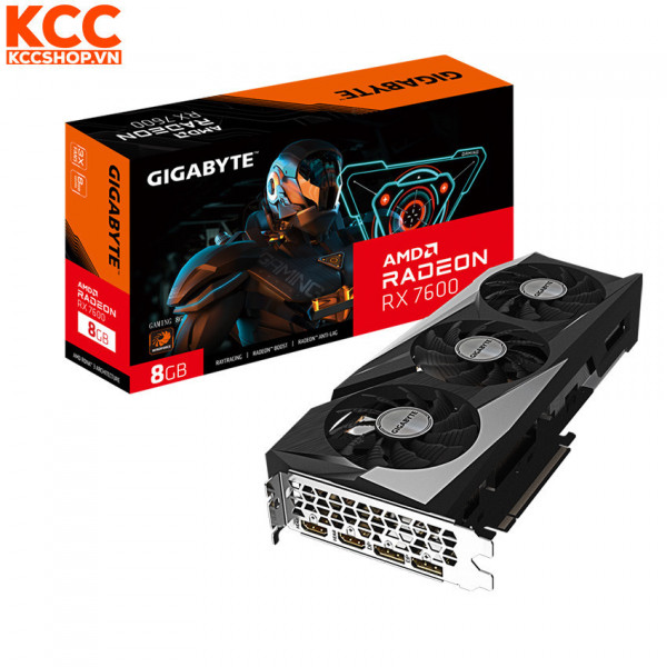 VGA Gigabyte AMD Radeon RX 7600 GAMING 8G (GV-R76GAMING-8GD)