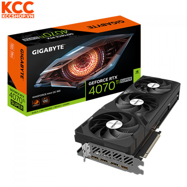 VGA Gigabyte GeForce RTX 4070 Ti SUPER WINDFORCE MAX OC 16G