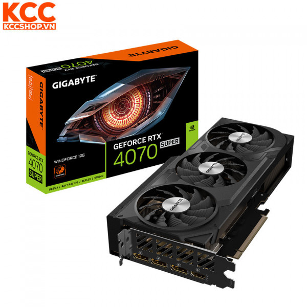 VGA Gigabyte GeForce RTX 4070 SUPER WINDFORCE 12G