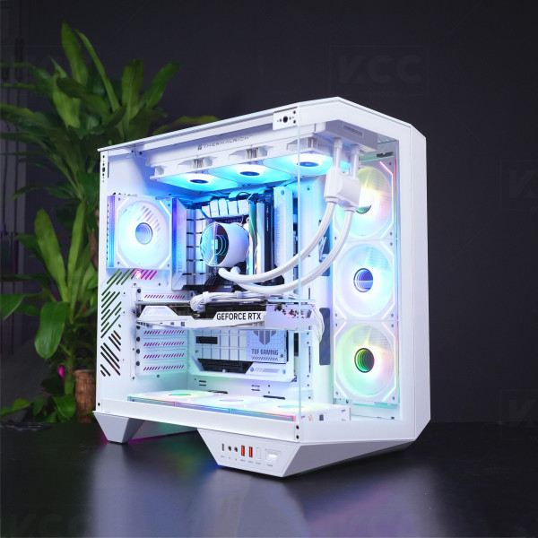 Vỏ Case DarkFlash DY470 White (ATX, Mid Tower, Màu Trắng)