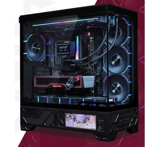 VỎ CASE PC VALKYRIE VK03 CASE LCD BLACK