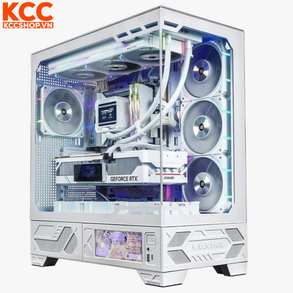 VỎ CASE PC VALKYRIE VK03 CASE LCD WHITE