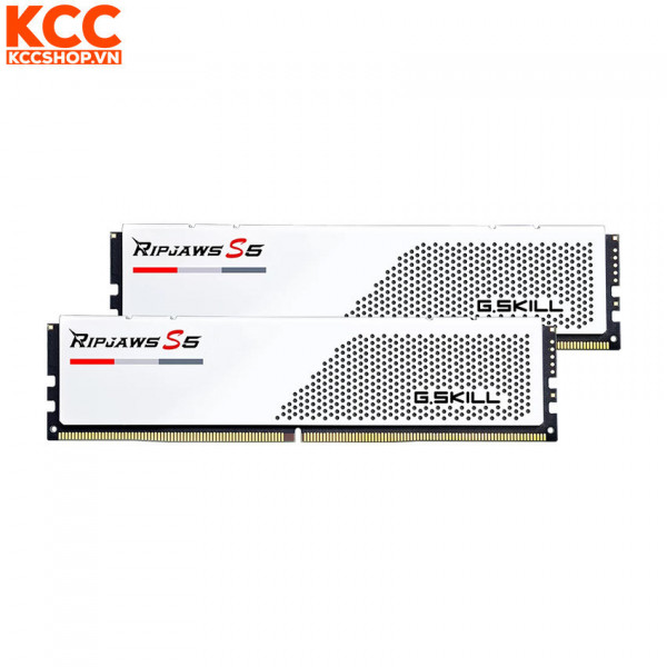 Ram G.Skill Ripjaws S5 32GB (2x16GB) CL36 6400MHz DDR5 White (F5-6400J3648F16GX2-RS5W)