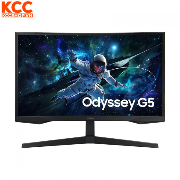 Màn hình gaming Samsung Odyssey G5 G55C LS27CG552EEXXV (27 Inch/QHD/VA/165Hz/1ms)