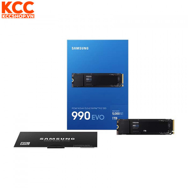 SSD Samsung 990 EVO 1TB M2 PCIe 4.0 x4 / 5.0 x2 NVMe 2.0