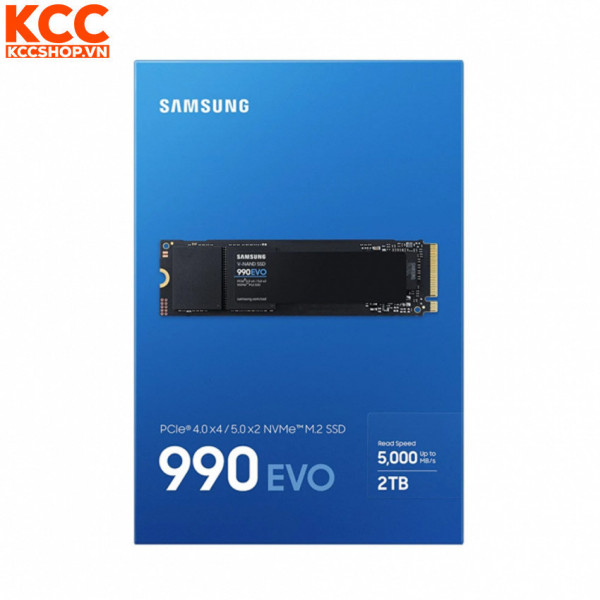 SSD Samsung 990 EVO 2TB M2 PCIe 4.0 x4 / 5.0 x2 NVMe 2.0