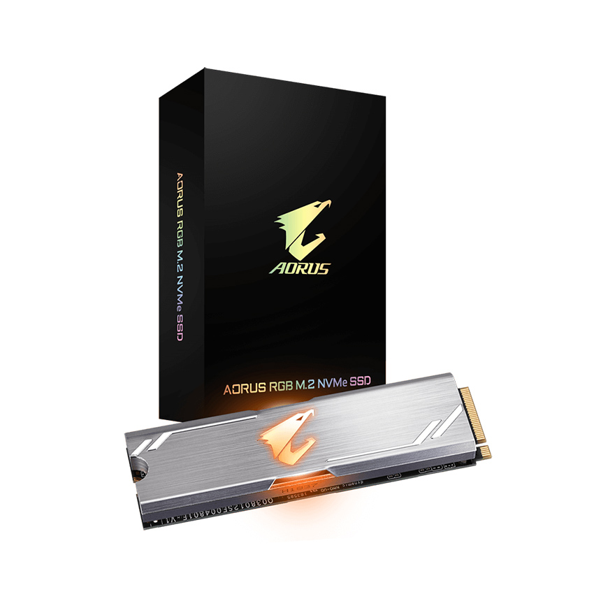 Ổ cứng SSD Gigabyte Aorus 256GB RGB M.2 NVMe (GP-ASM2NE2256GTTDR)