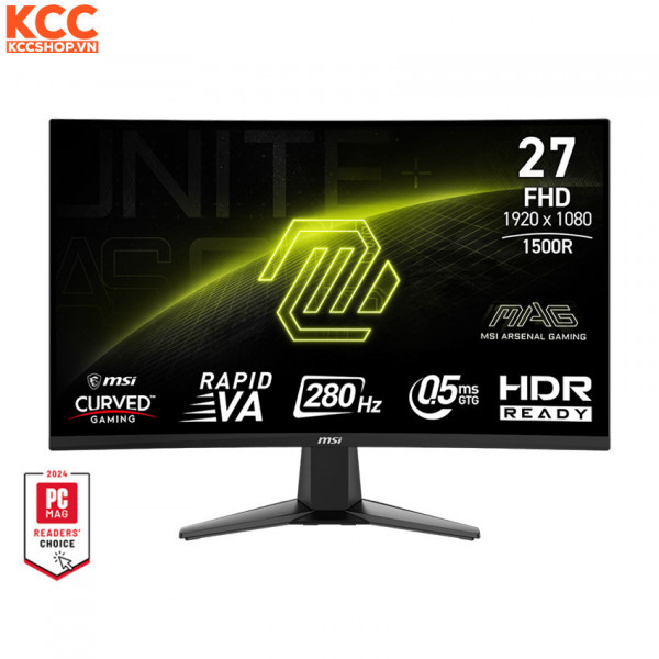 Màn hình gaming MSI MAG 276CXF (27in / VA / FHD / 280Hz / 0.5ms)