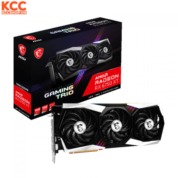 VGA MSI Radeon RX 6750 XT GAMING TRIO 12G