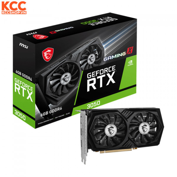 VGA MSI GeForce RTX 3050 GAMING X 6G