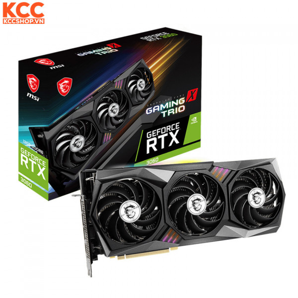 VGA MSI GeForce RTX 3060 GAMING X TRIO 12G