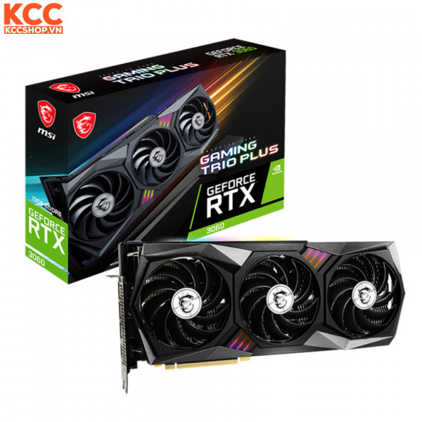 VGA MSI GeForce RTX 3060 GAMING TRIO PLUS 12G