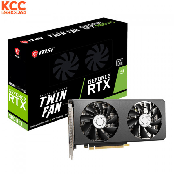 VGA MSI GeForce RTX 3060 Ti TWIN FAN 8G LHR