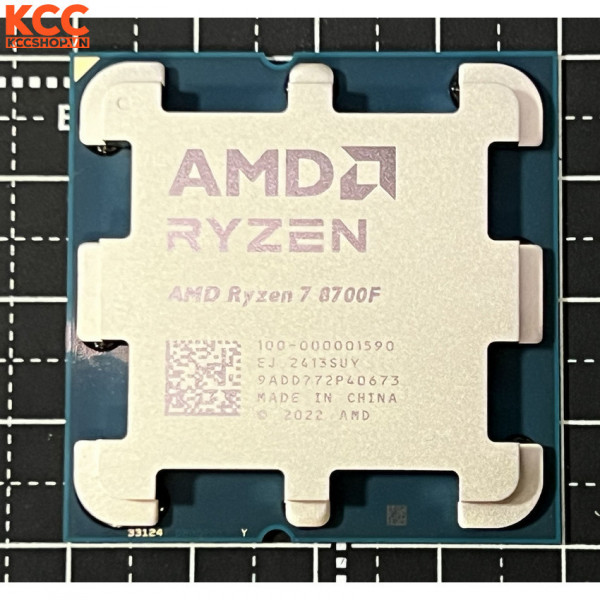 CPU AMD Ryzen 7 8700F Tray (4.1 GHz Upto 5.0GHz / 16MB / 8 Cores, 16 Threads / 65W / Socket AM5)