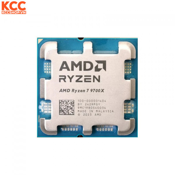 CPU AMD Ryzen 7 9700X Tray (3.8 GHz Upto 5.5GHz / 32MB / 8 Cores, 16 Threads / 65W / Socket AM5)