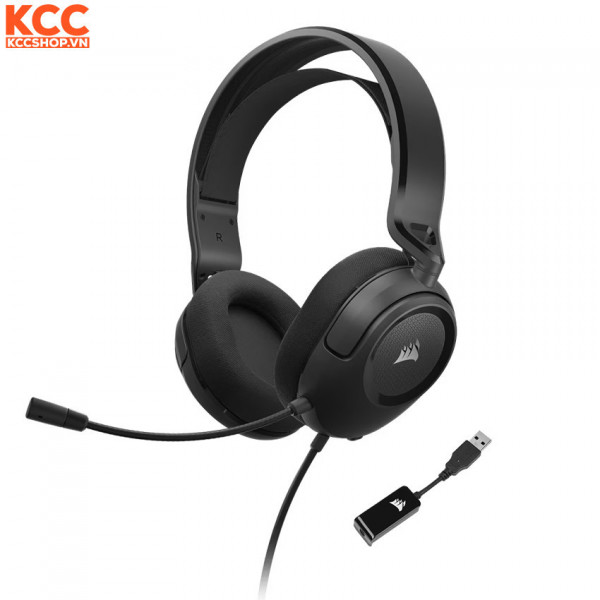 Tai nghe gaming Corsair HS35 Surround v2 Carbon (CA-9011386-AP)