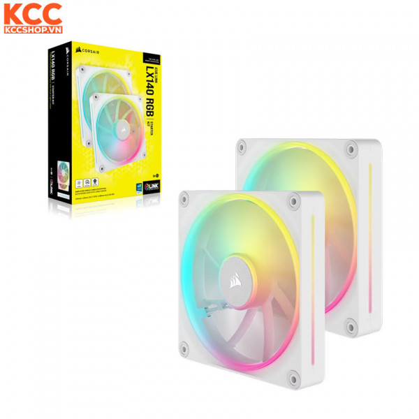 Fan case Corsair iCUE LINK LX140 RGB White 2 in 1 (CO-9051032-WW)