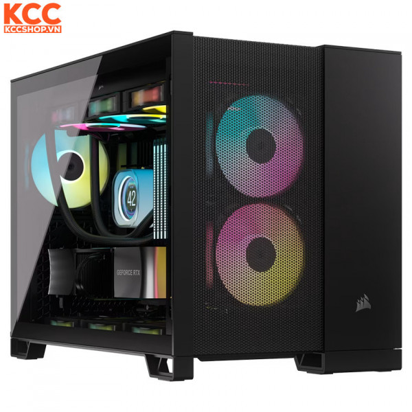 Vỏ case Corsair 2500D Airflow Tempered Glass Mid-Tower Black (CC-9011263-WW)