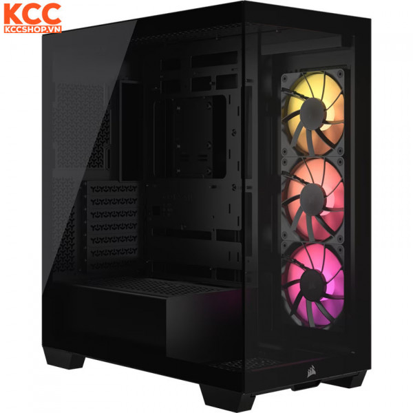 Vỏ case Corsair 3500X RGB Tempered Glass Mid-Tower Black (CC-9011278-WW)