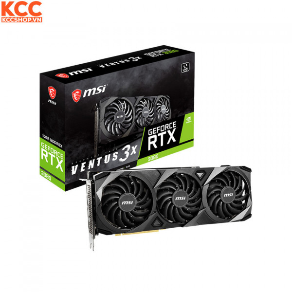 VGA MSI GeForce RTX 3080 VENTUS 3X 10G LHR