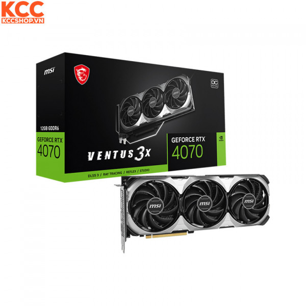 VGA MSI GeForce RTX 4070 VENTUS 3X E1 12G OC