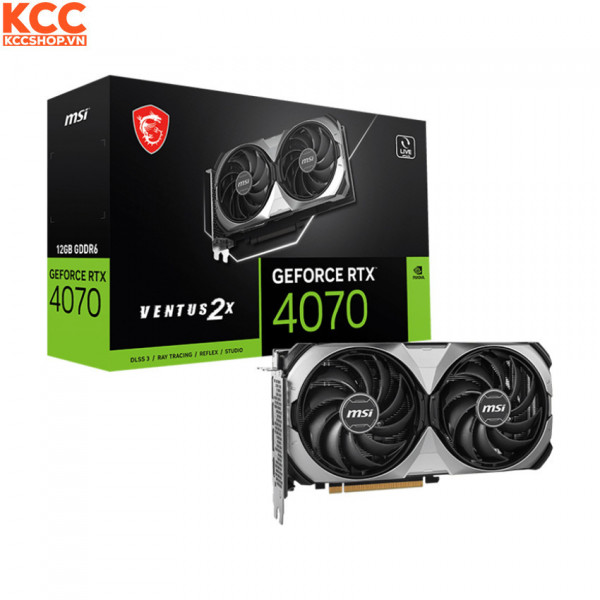 VGA MSI GeForce RTX 4070 VENTUS 2X E1 12G