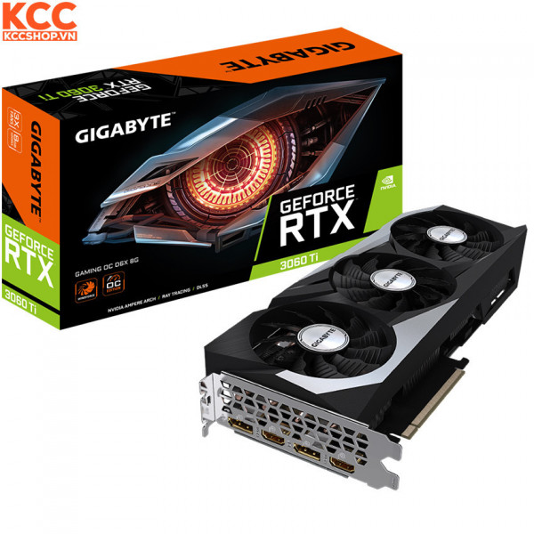 VGA Gigabyte GeForce RTX 3060 Ti GAMING OC D6X 8G (GV-N306TXGAMING OC-8GD)