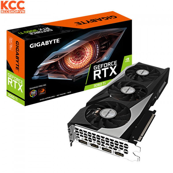 VGA Gigabyte GeForce RTX 3060 Ti GAMING PRO 8G (GV-N306TGAMING PRO-8GD)