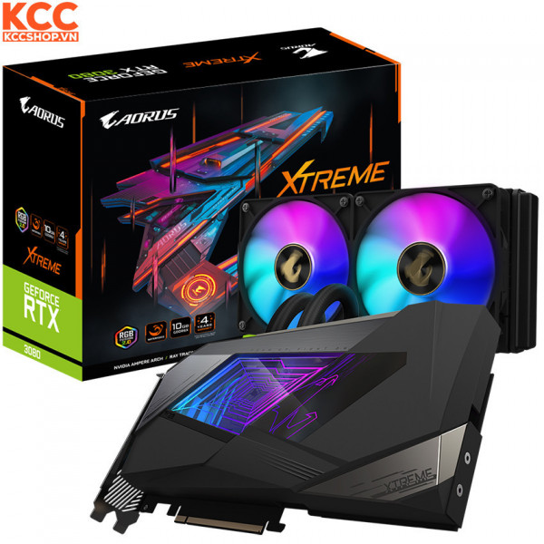 VGA Gigabyte AORUS GeForce RTX 3080 XTREME WATERFORCE 10G (GV-N3080AORUSX W-10GD)