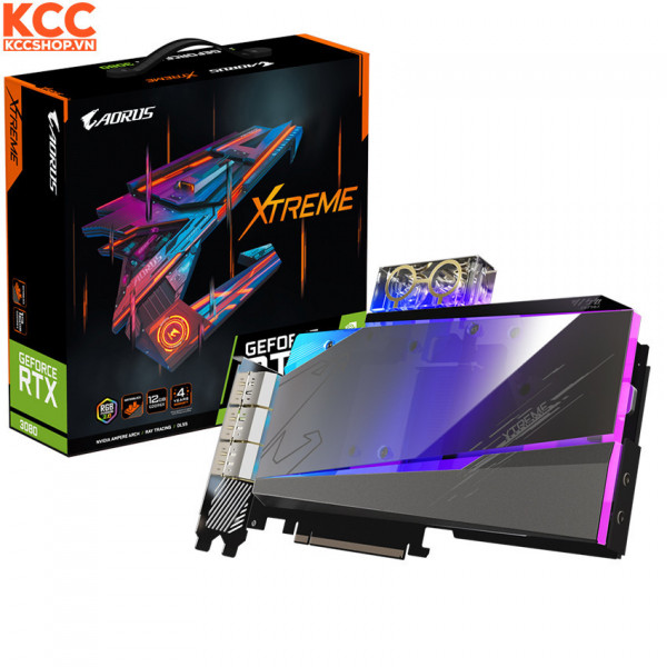 VGA Gigabyte AORUS GeForce RTX 3080 XTREME WATERFORCE WB 12G (GV-N3080AORUSX WB-12GD)