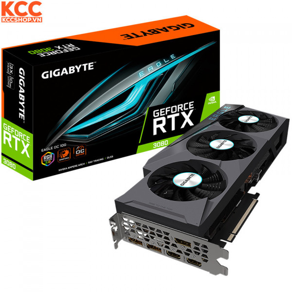 VGA Gigabyte GeForce RTX 3080 EAGLE OC 10G (GV-N3080EAGLE OC-10GD)