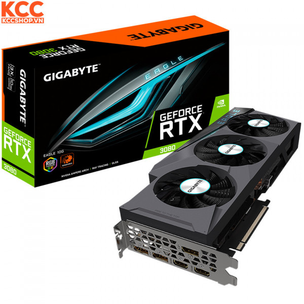 VGA Gigabyte GeForce RTX 3080 EAGLE 10G (GV-N3080EAGLE-10GD)