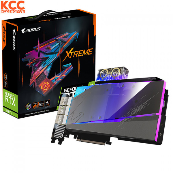 VGA Gigabyte AORUS GeForce RTX 3080 Ti XTREME WATERFORCE WB 12G (GV-N308TAORUSX WB-12GD)