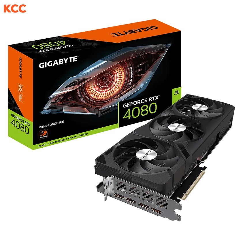 VGA Gigabyte GeForce RTX 4080 16GB WINDFORCE (GV-N4080WF3-16GD)