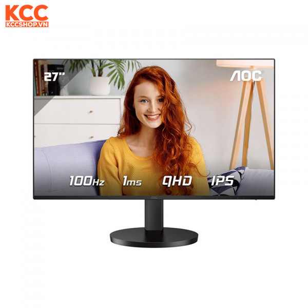 Màn hình máy tính AOC Q27B3CF2/74 (27 Inch/QHD/IPS/100Hz/1ms/Loa/USB-C 65W)