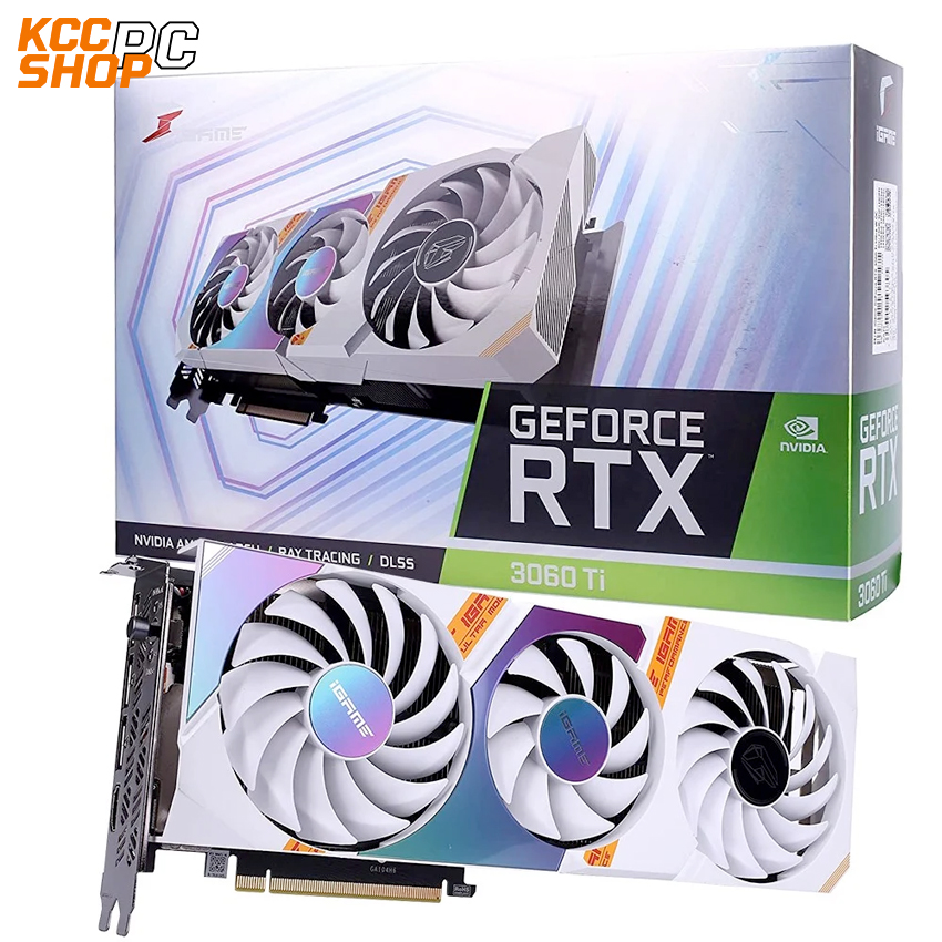 VGA Colorful iGame GeForce RTX 3060 TI 8GB Ultra White OC LHR V