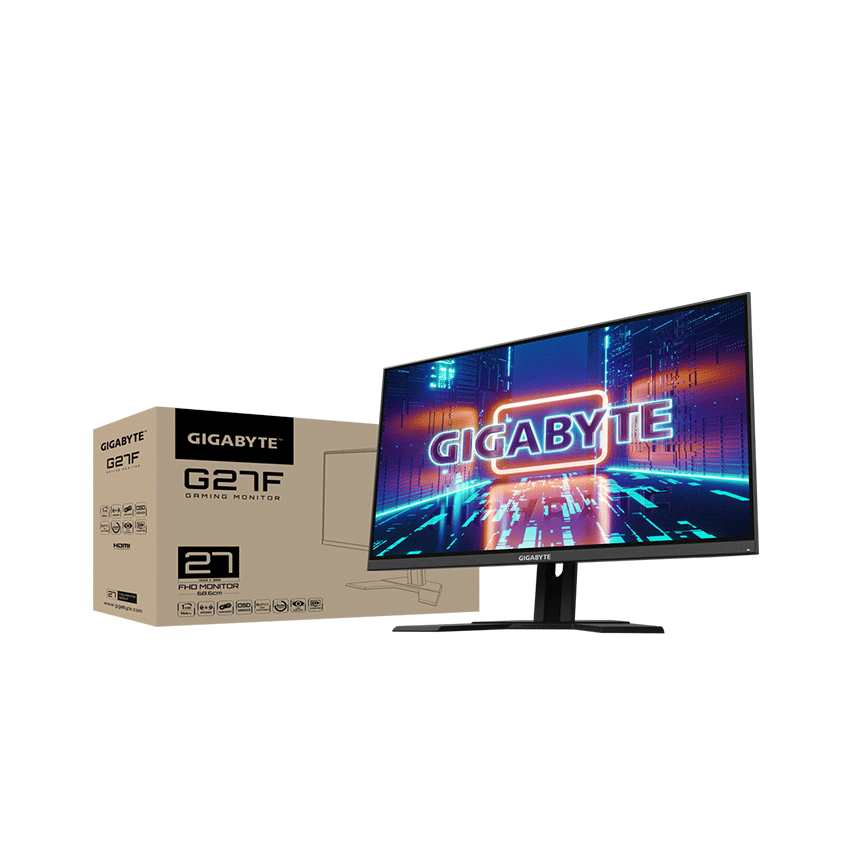 Màn hình Gigabyte G27F (27inch/FHD/IPS/144Hz/1ms/300nits/HDMI+DP+USB)
