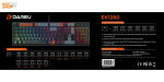 Bàn phím cơ Gaming DAREU EK1280 104KEY (RGB, Blue/ Brown/ Red D switch)