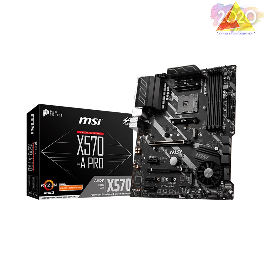 Mainboard MSI X570-A PRO (AMD X570, Socket AM4, E-ATX, 4 khe RAM DDR4)