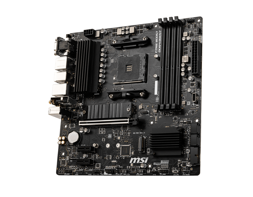 Mainboard MSI B550M PRO-VDH WIFI (AMD B550, Socket AM4, m-ATX, 4 khe RAM DRR4)