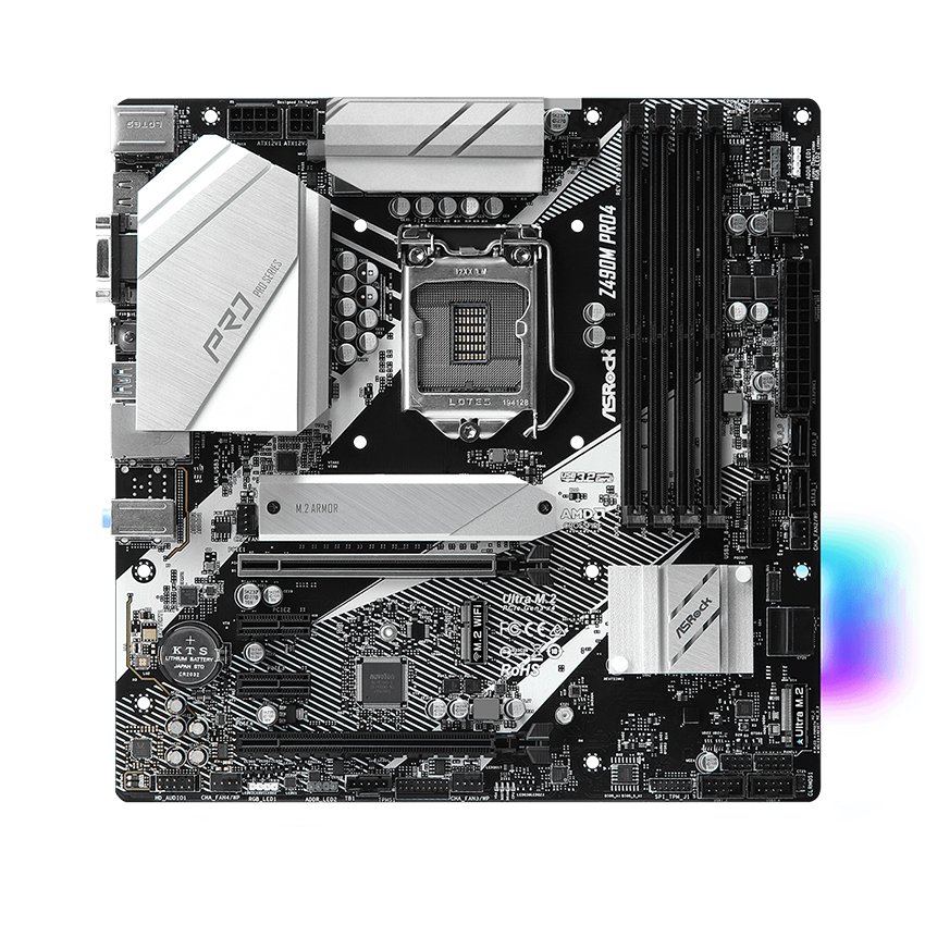 Mainboard ASROCK Z490M PRO 4 (Intel Z490, Socket 1200, ATX, 4 khe Ram DDR4)