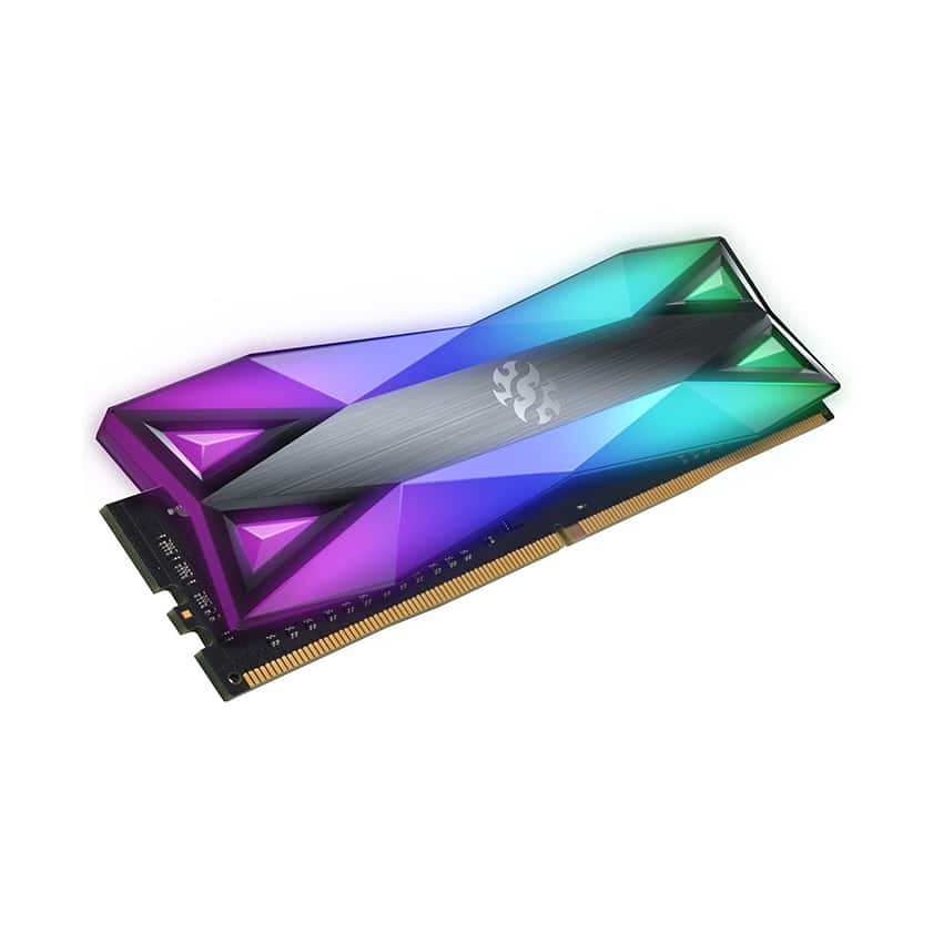 RAM DDR4 8GB ADATA XPG SPECTRIX D60 BUSS 3600 TẢN NHIỆT TUNGSTEN GREY RGB
